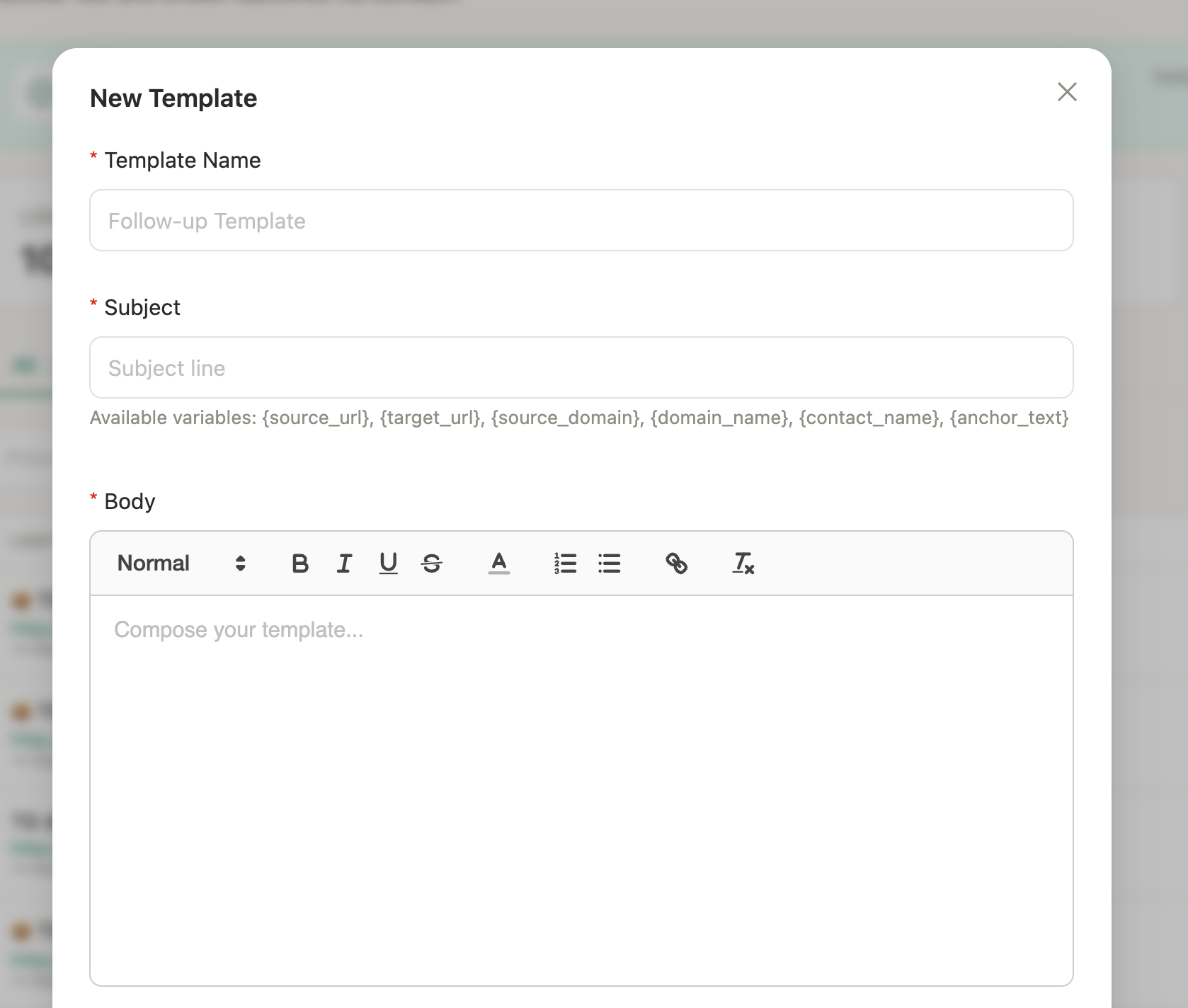 Link Building Outreach through Monitolink