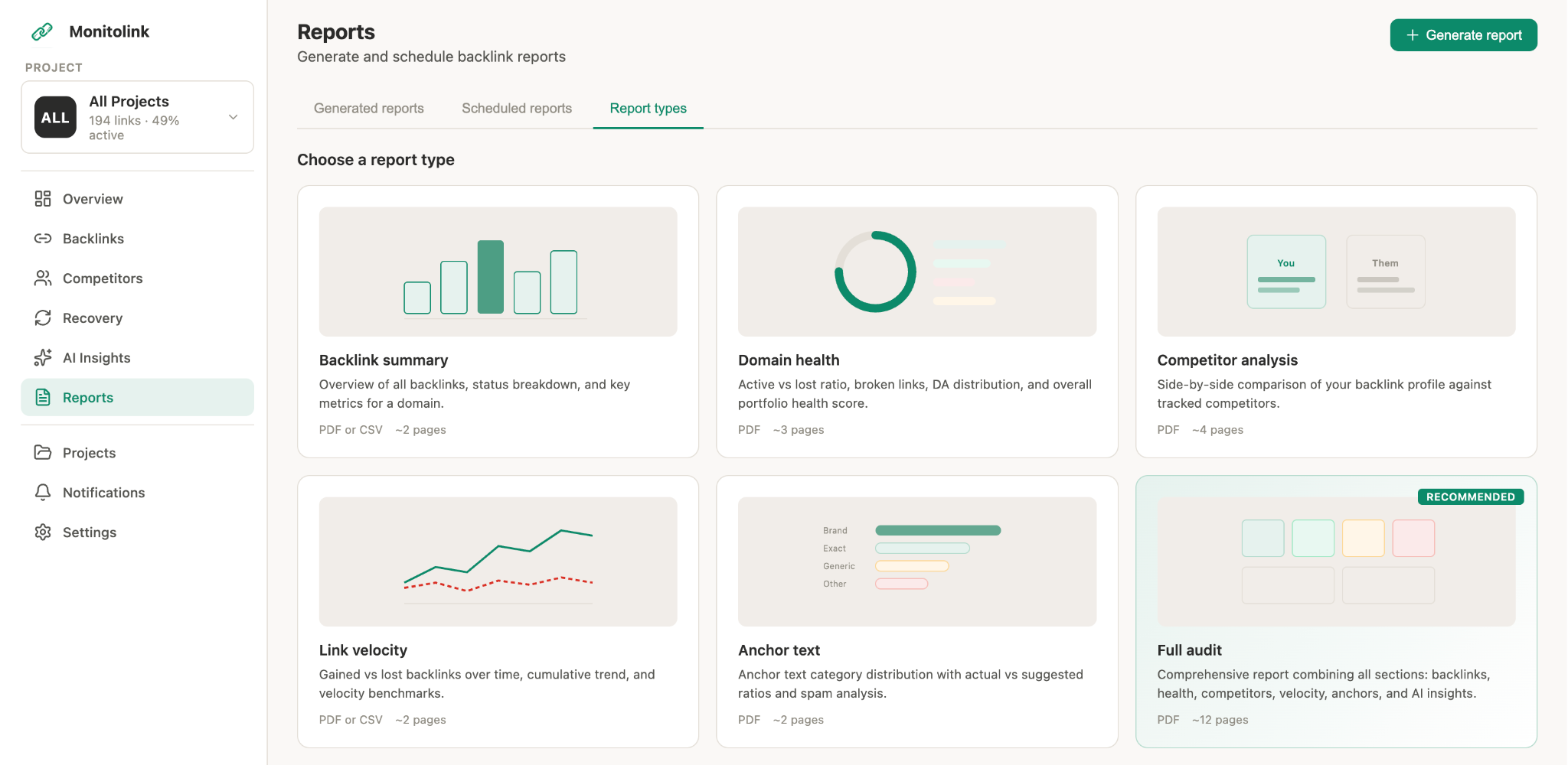 Automated monitoring for real-time alerts by Monitolink