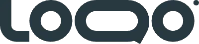 Logo Ipsum text with stylized letter O replaced by circles and a speech bubble shape.