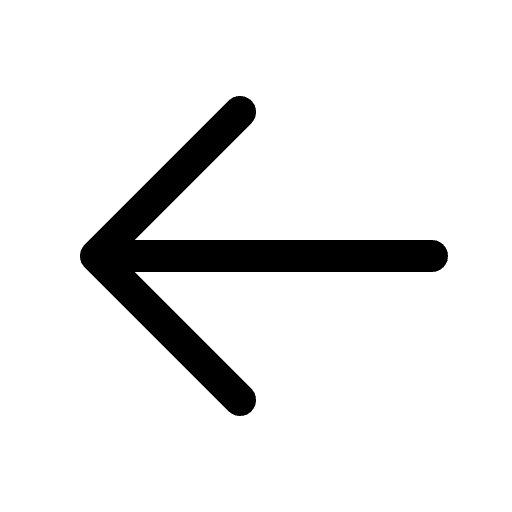 Simple black arrow pointing left.