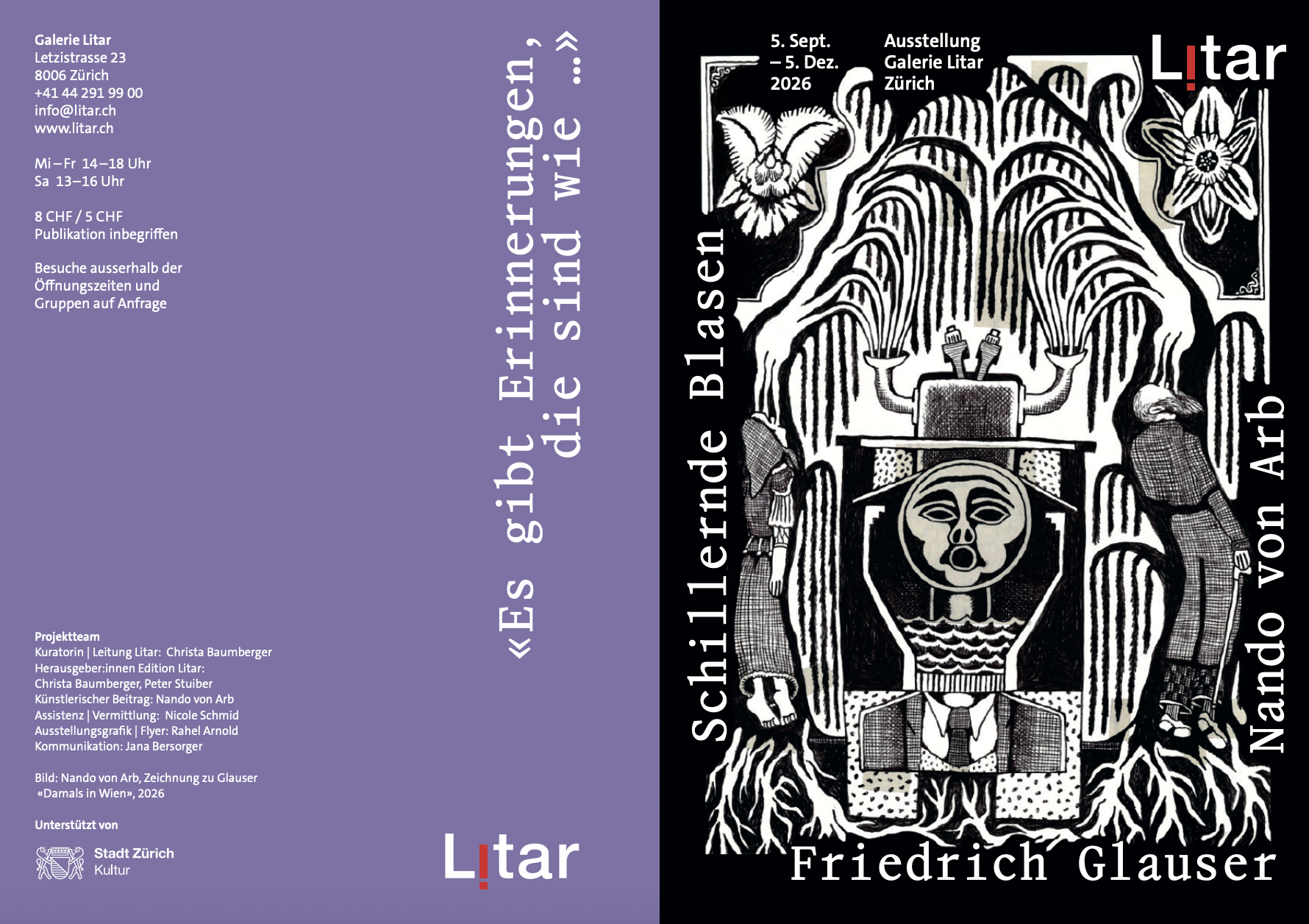 Flyer Schillernde Blasen