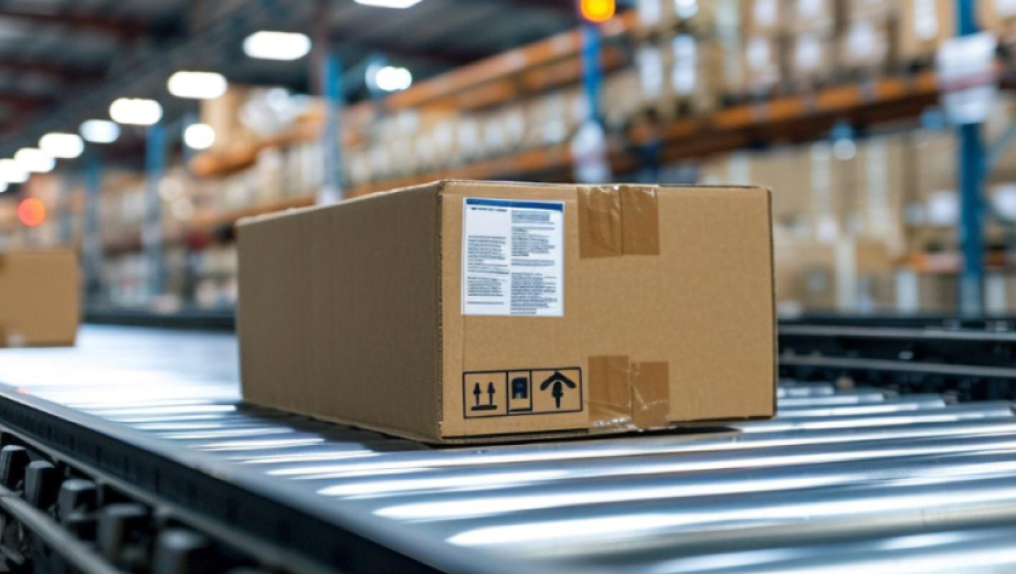 Photo of package delivery