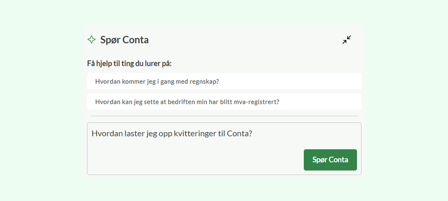 Nyhet: Spør Conta