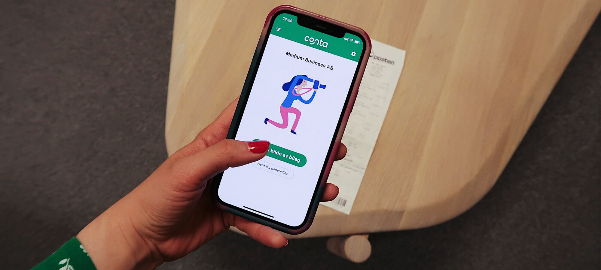 Regnskap app: Gjør regnskapsføring på mobilen med Conta-appen