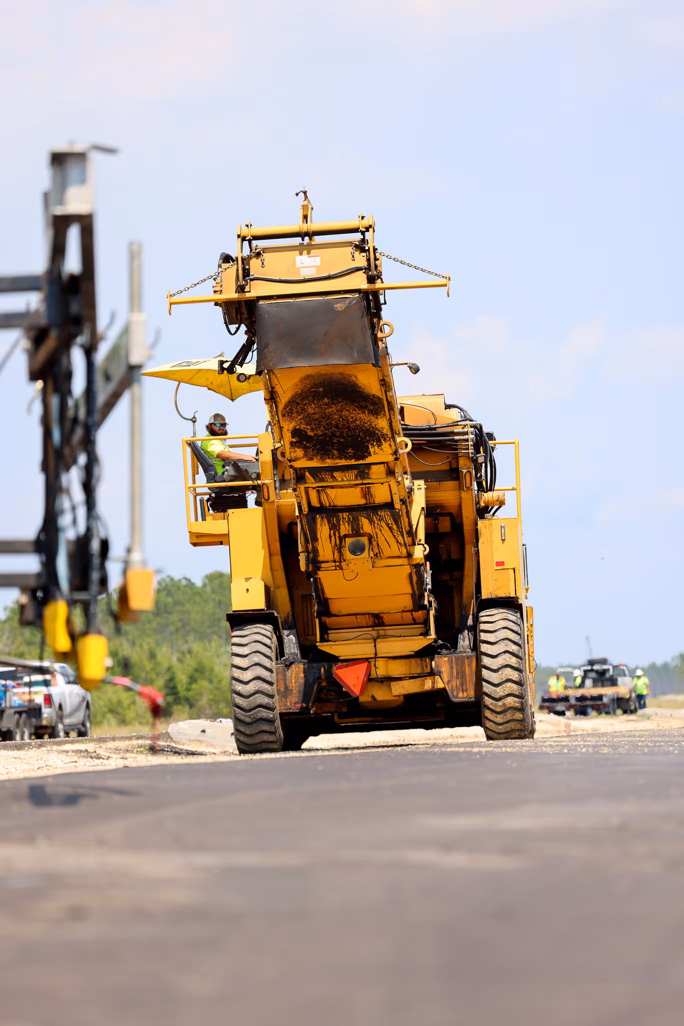 Completed CWR Contracting highway resurfacing project in Florida