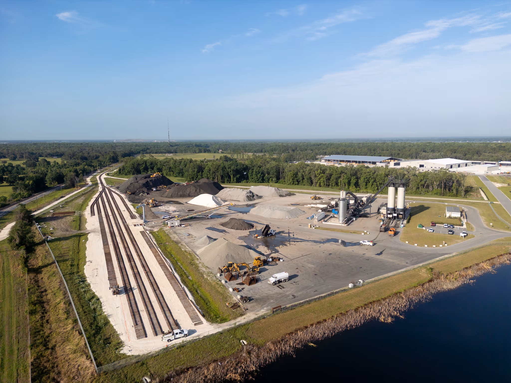 CWR Contracting asphalt plant in Florida