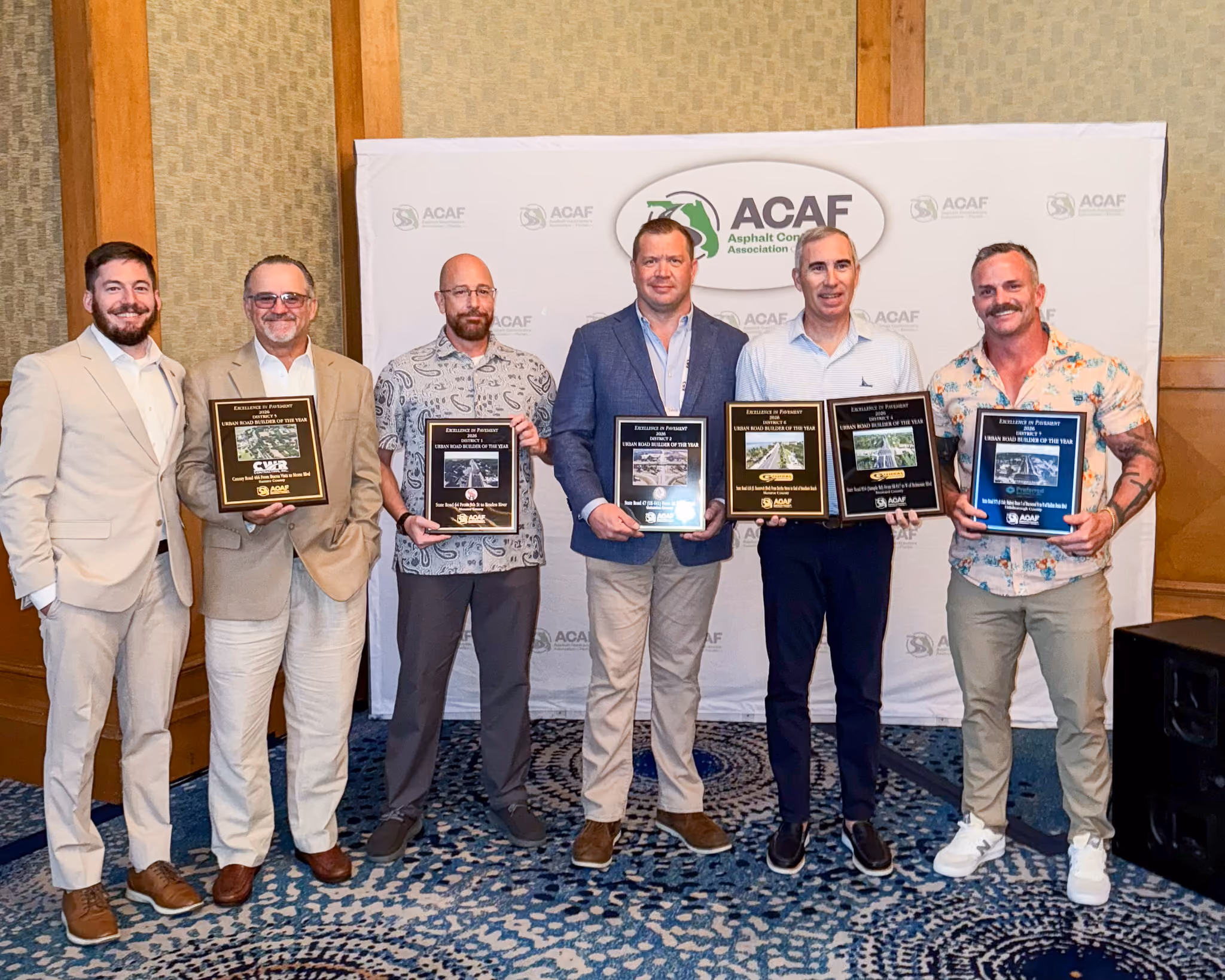 CWR Contracting recognized with four awards at the ACAF Annual Convention