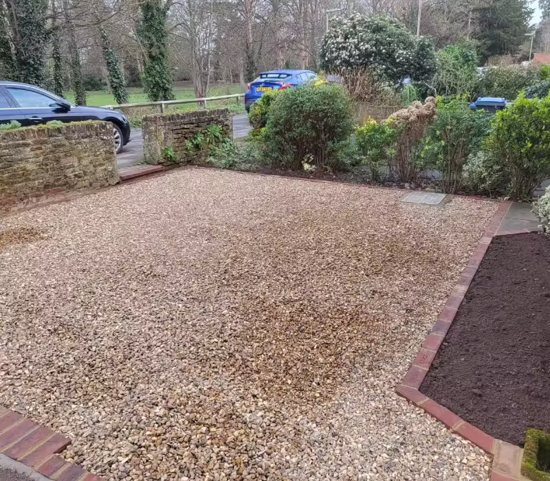 Gravel driveway in Brighton