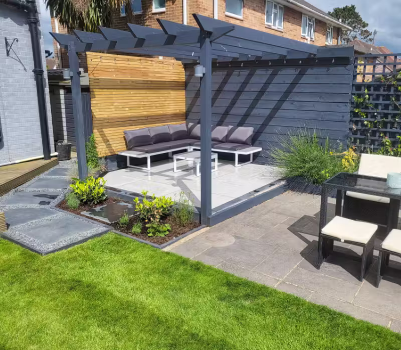 Garden landscaping in Worthing