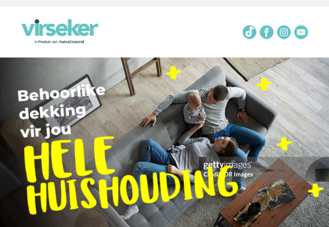Virseker home contents email — comprehensive household cover