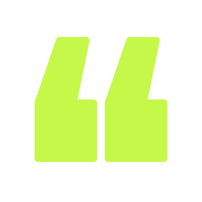 Icon eines Anführungszeichen in weiß