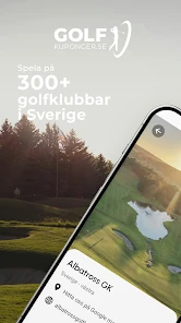 Golfkuponger – förhandsvisning av appen