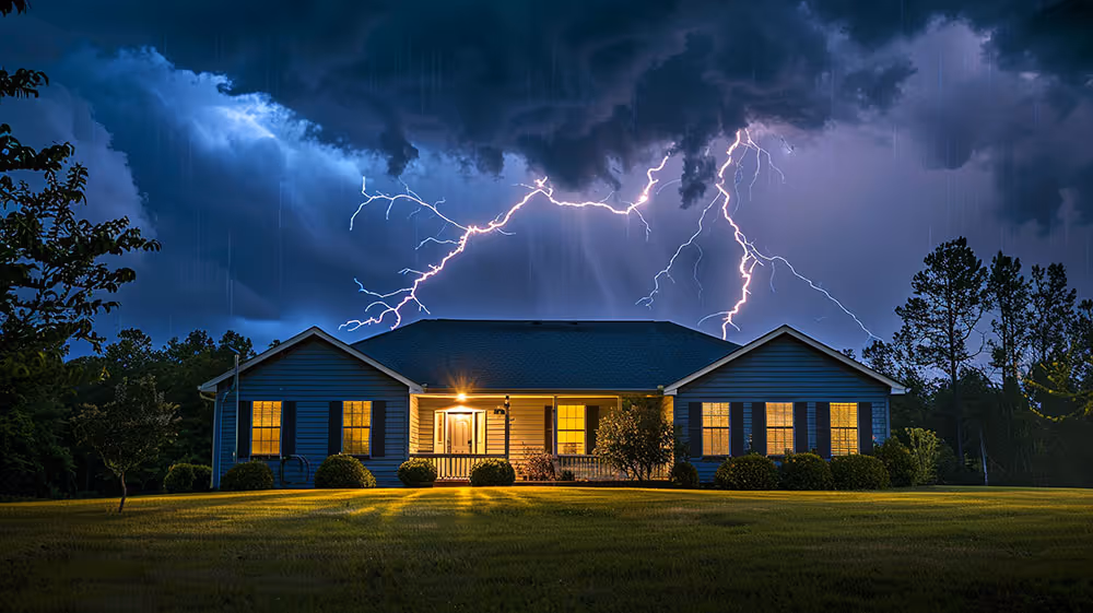 Big storm lightning