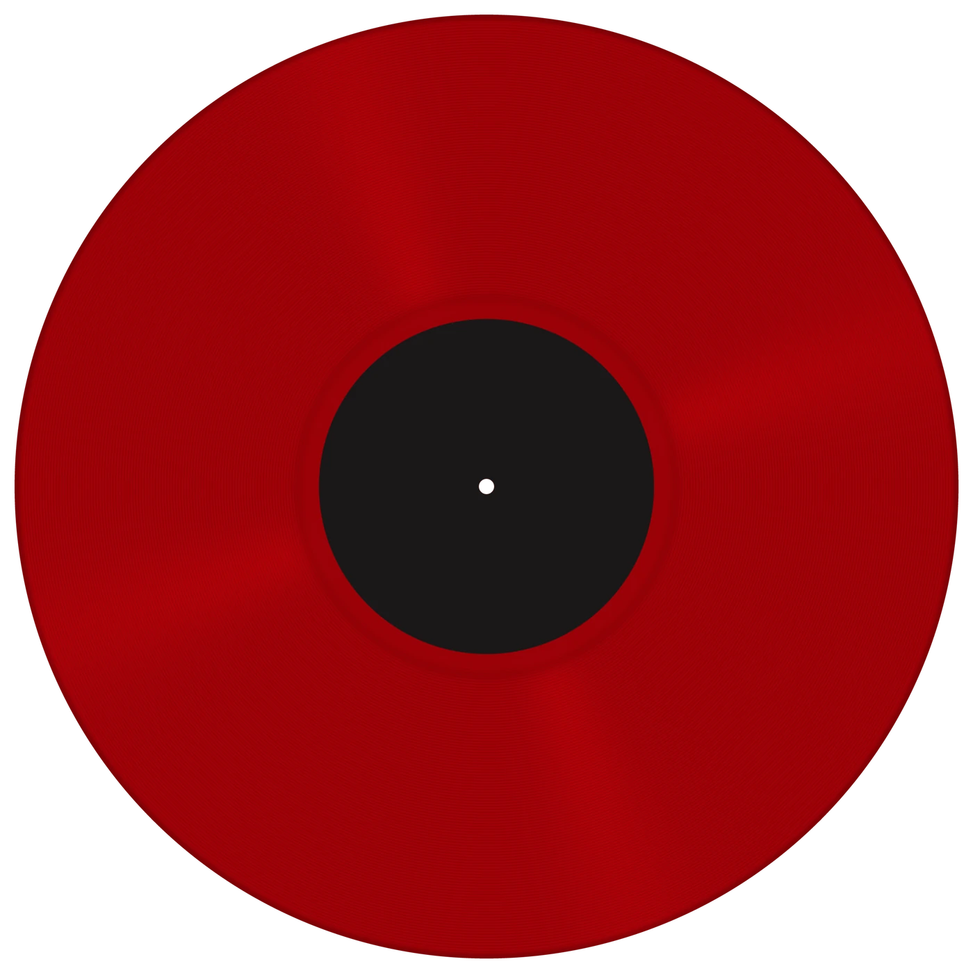 Fiesta red vinyl record