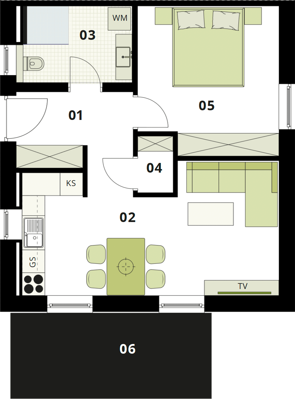 Grundriss Haus 284/07