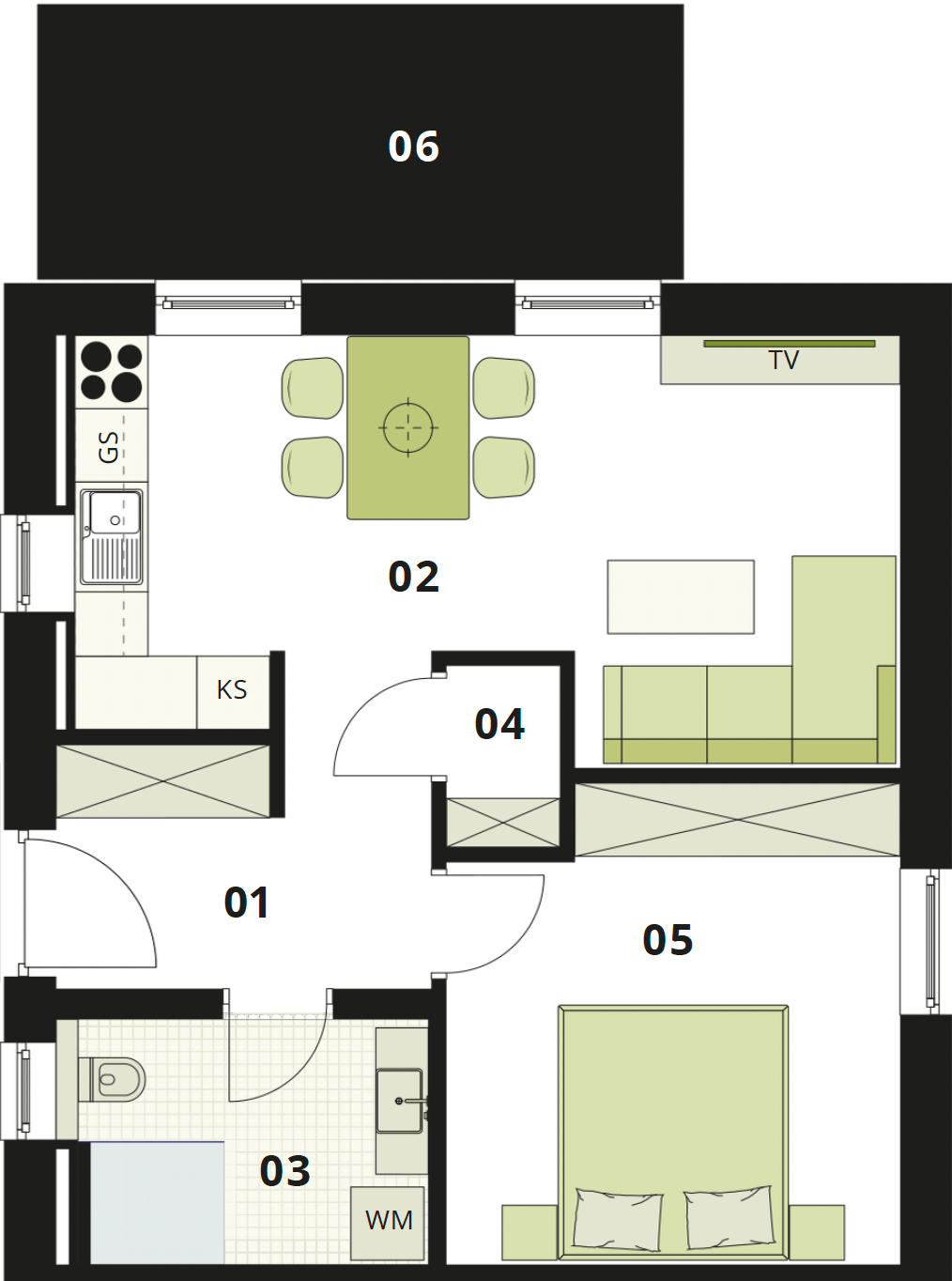 Grundriss Haus 284/06