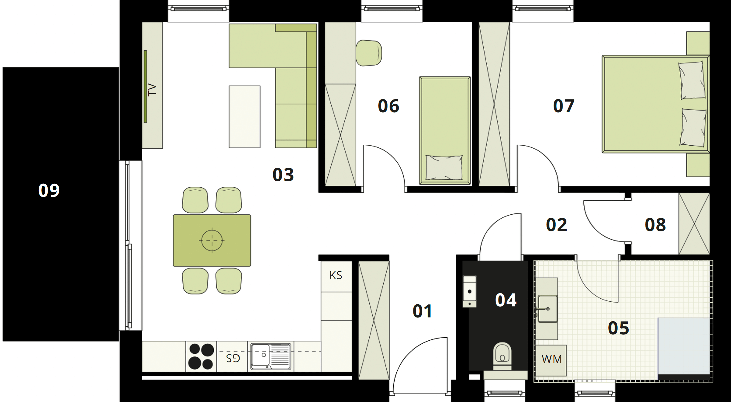 Grundriss Haus 285/03