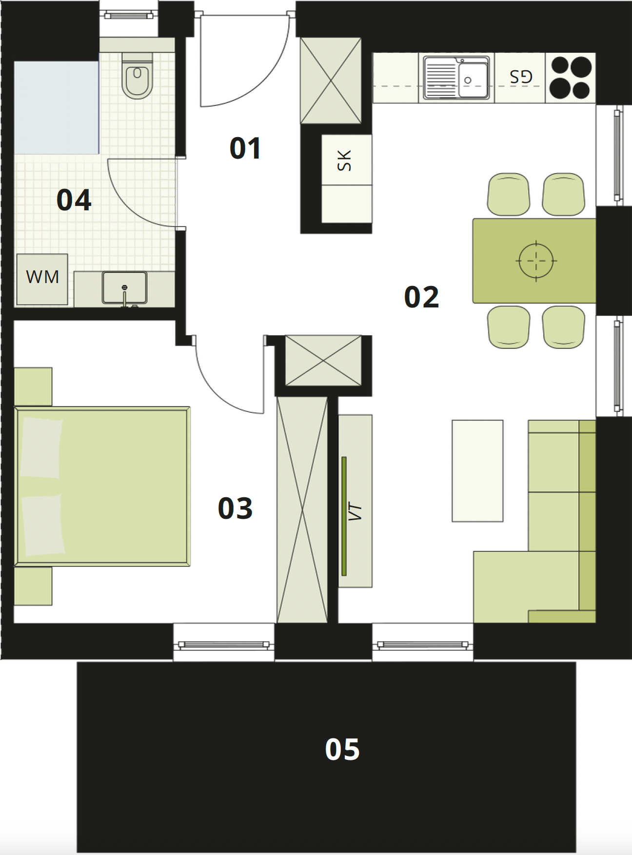 Grundriss Haus 286/03