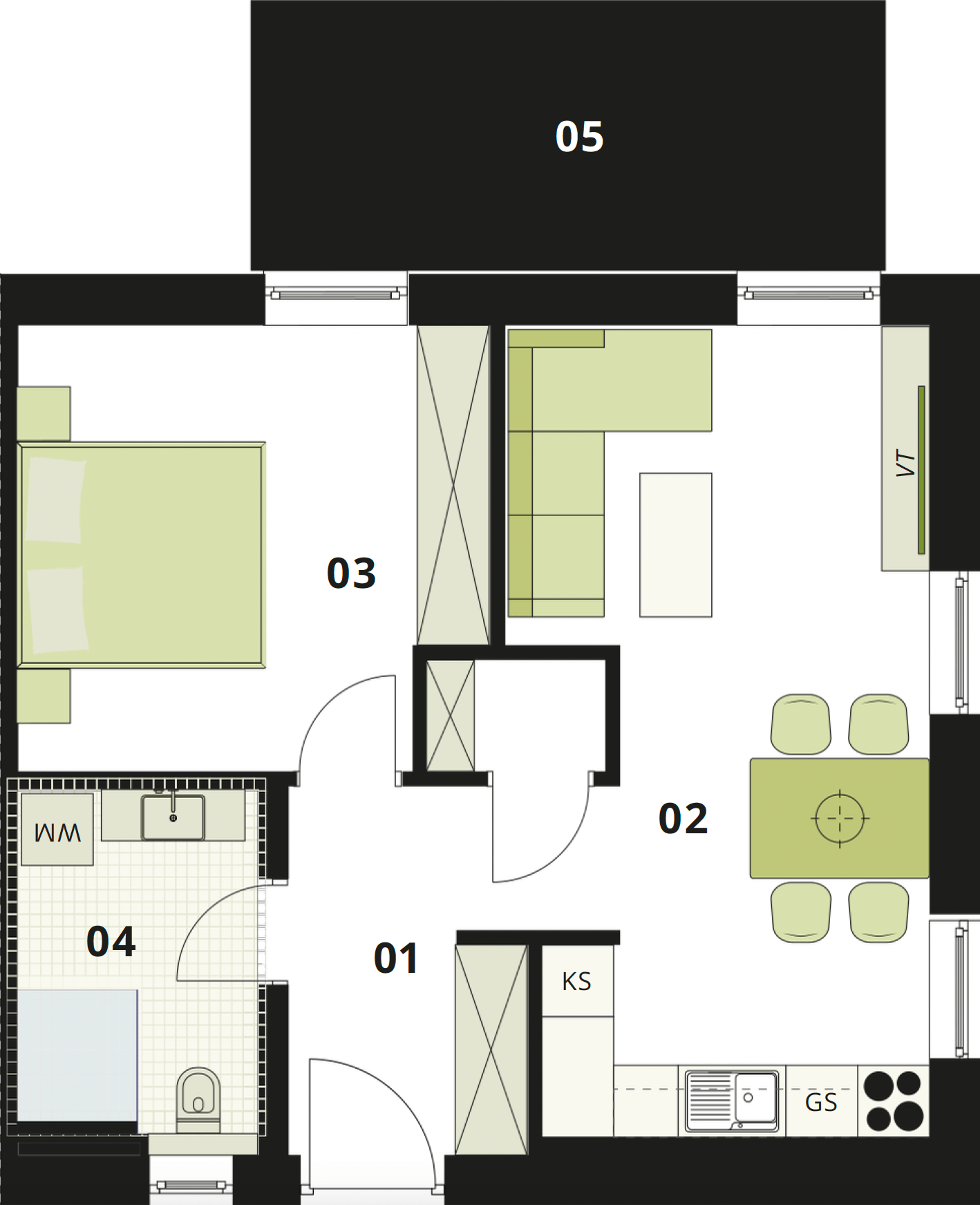 Grundriss Haus 286/06
