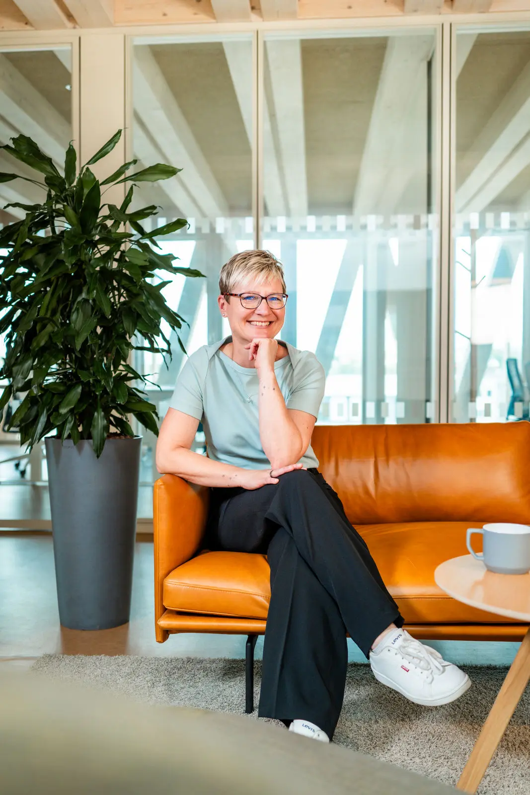 Porträt von Heidi Beyer.
