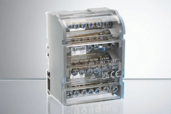 Bloco de distribuição tetrapolar Lovato Electric — código ACB4P100G07