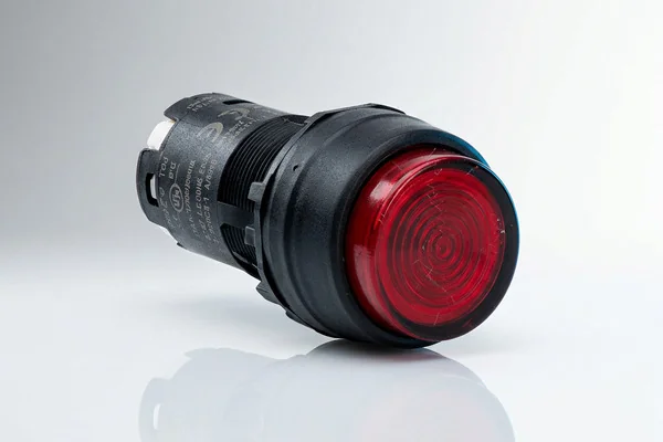 Botão de comando Iluminado Saliente Monobloco Vermelho Lovato Electric — código LMPBL204S01B