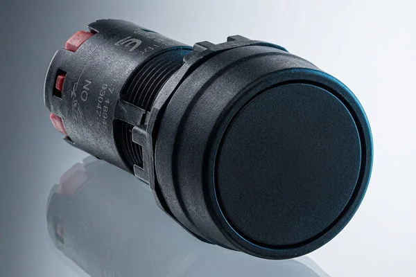 Botão de comando Monobloco Preto Lovato Electric — código LMPB102S01