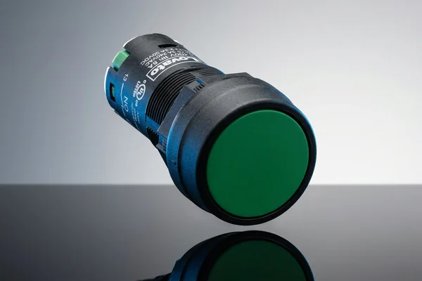 Botão de comando Monobloco Verde Lovato Electric — código LMPB103S10