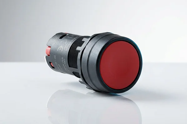 Botão de comando Monobloco Vermelho Lovato Electric — código LMPB104S01