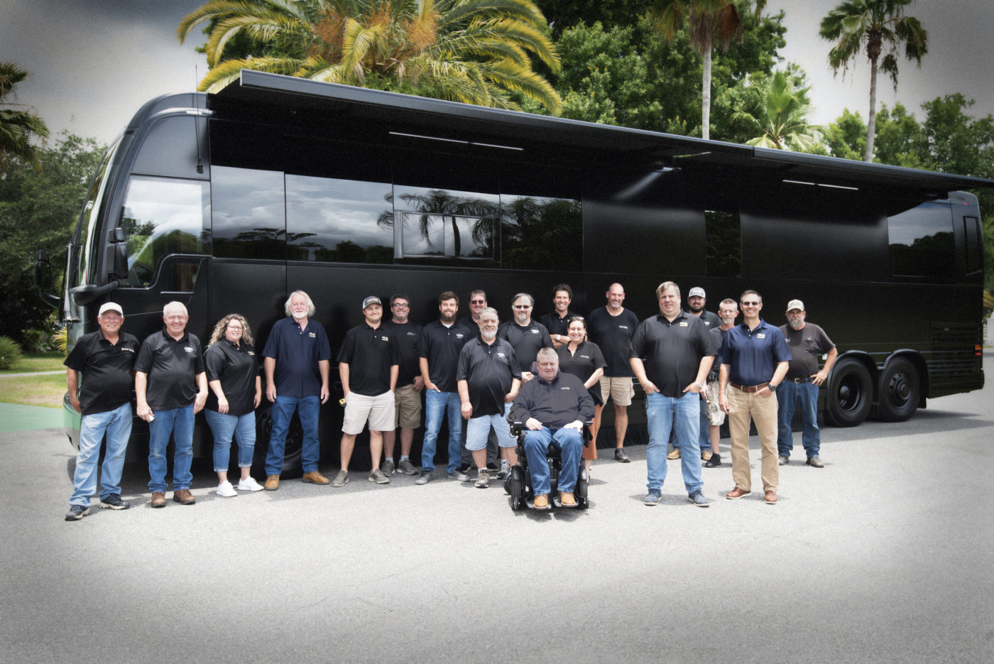 Florida Coach mechanics and artisans at work