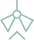 Simple teal icon of an open industrial container with triangular symbols inside.
