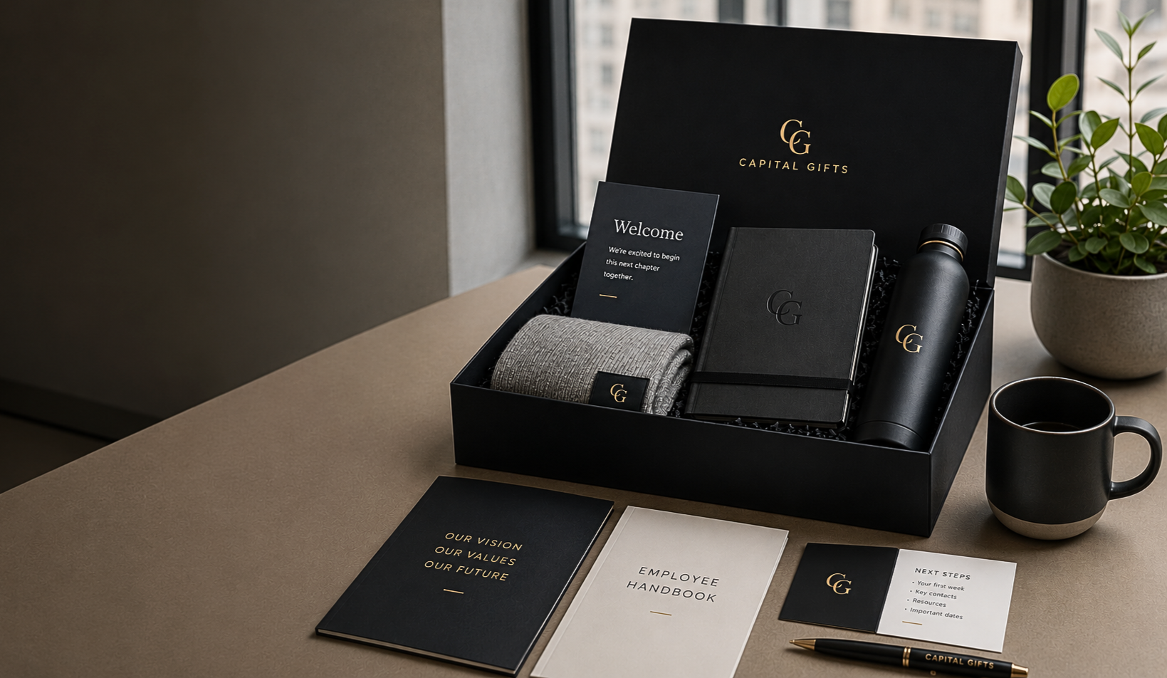Portfolio company welcome kits