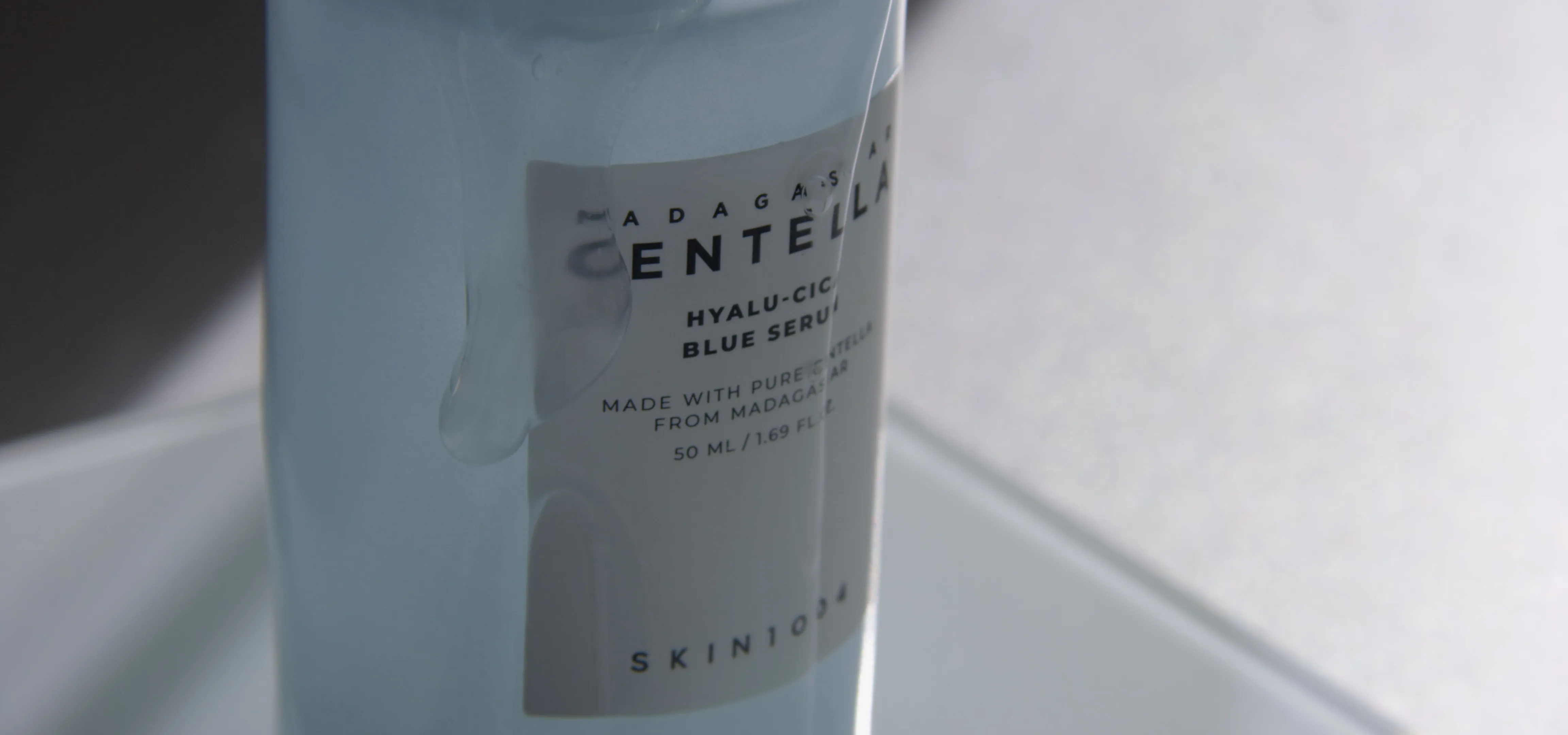 High-end product videography session for Centella Asiatica skincare brand.