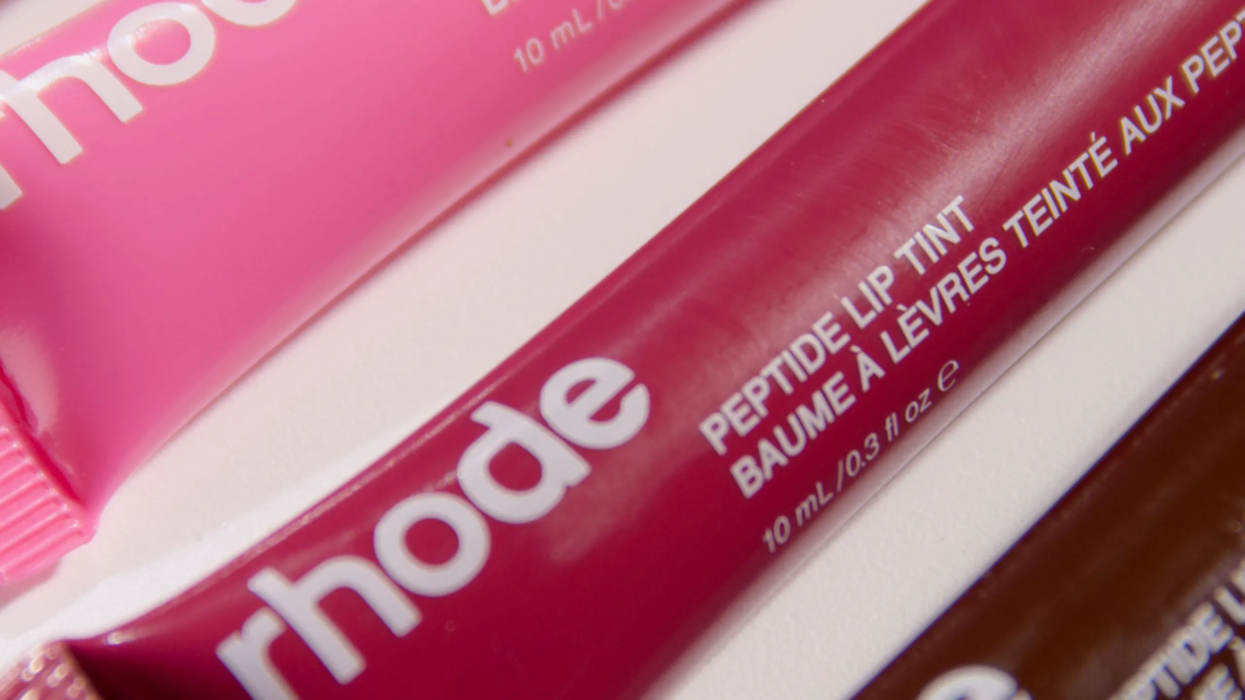 High-end product photography session for rhode skincare brand.