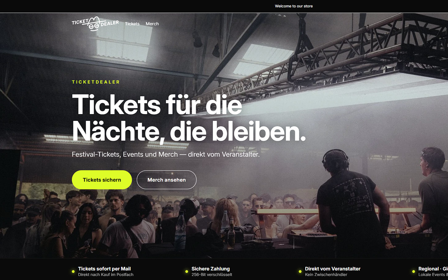 Ticketshop, WordPress gegen Shopify