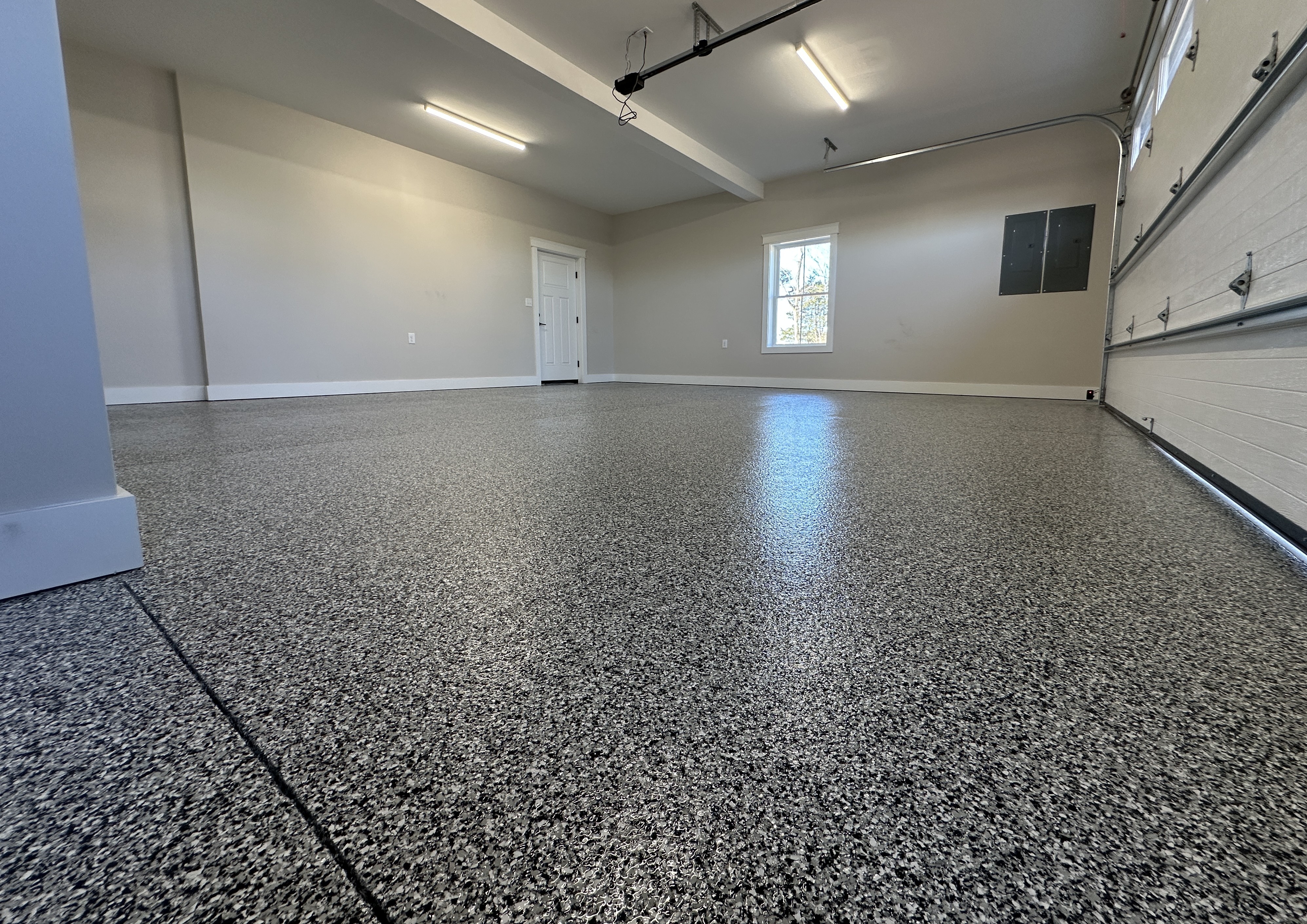 After concrete coating