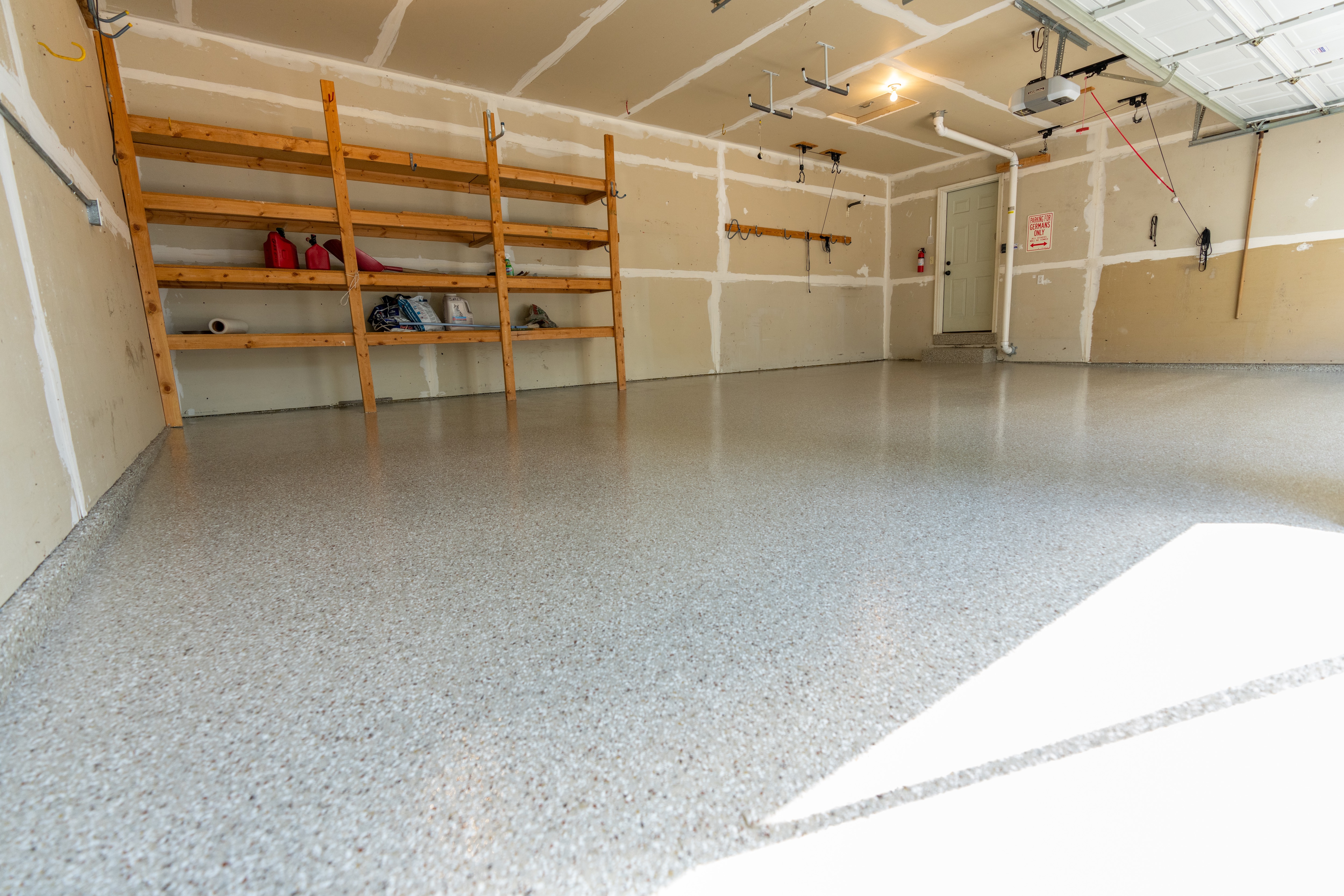 Garage floor coating in Ralston, NE.