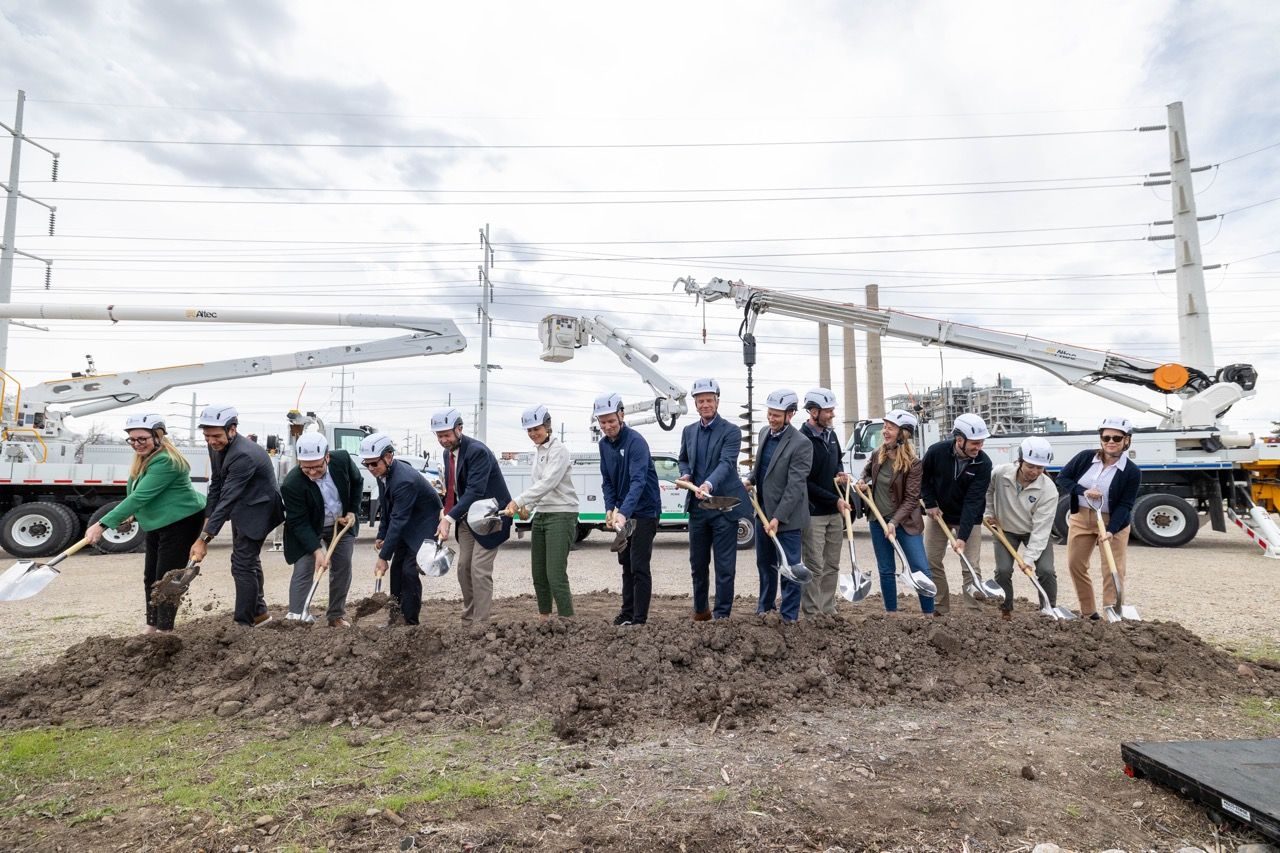 Power District groundbreaking ceremony