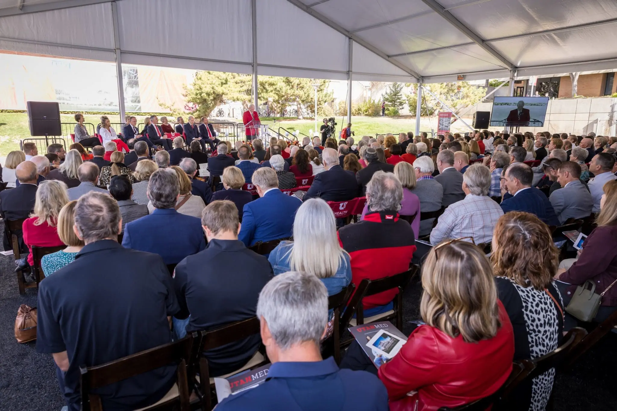 Spencer Fox Eccles School of Medicine groundbreaking ceremony at University of Utah
