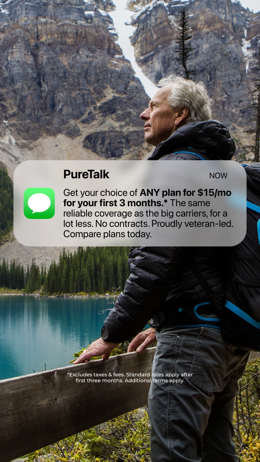 PureTalk static ad by Biddyco