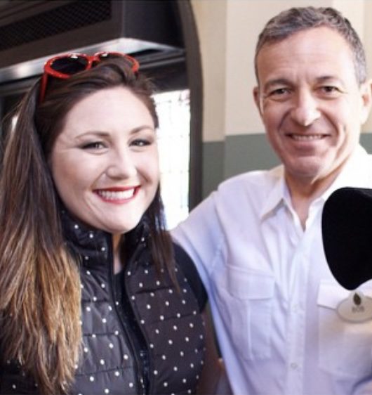 Disney Blogger Nicole and Disney CEO Bob Iger