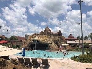 The Lava Pool at DVC's Polynesian - A Volcano with Waterfalls and Slides