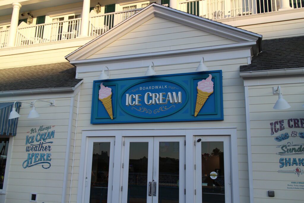 BoardWalk Ice Cream at Disney BoardWalk