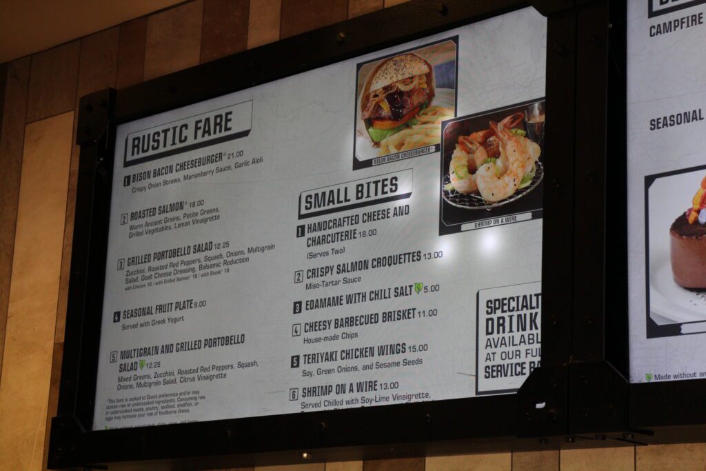 Geyser Point Bar and Grill To Go Menu Sign