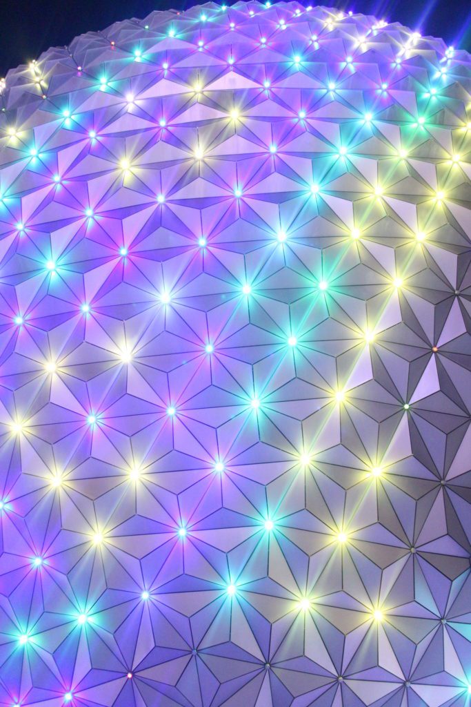 SpaceshipEarthHolidayLights