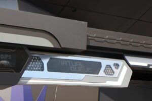 Virtual queue sign at Cosmic Rewind