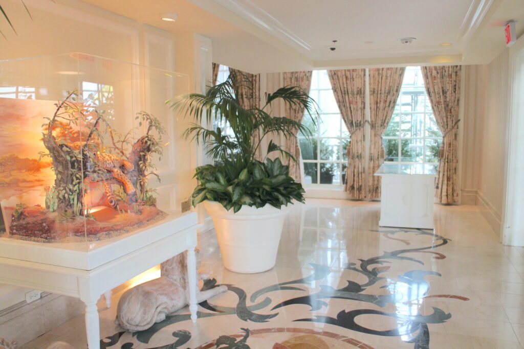 a side lobby entrance at the Grand Floridian one of the original 14 DVC resorts 