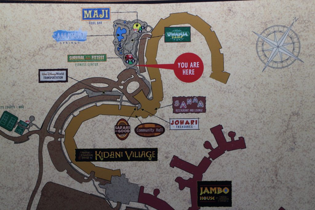 Kidani Village Resort Map