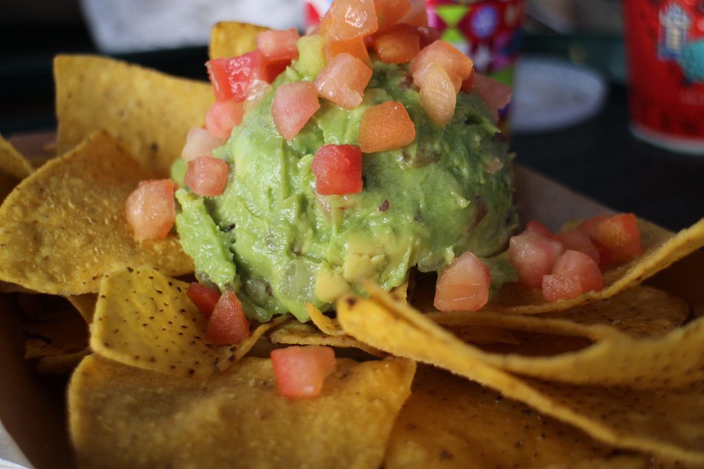 Chips and guacamole in the Mexico pavilion quick service La Cantina de San Angel.