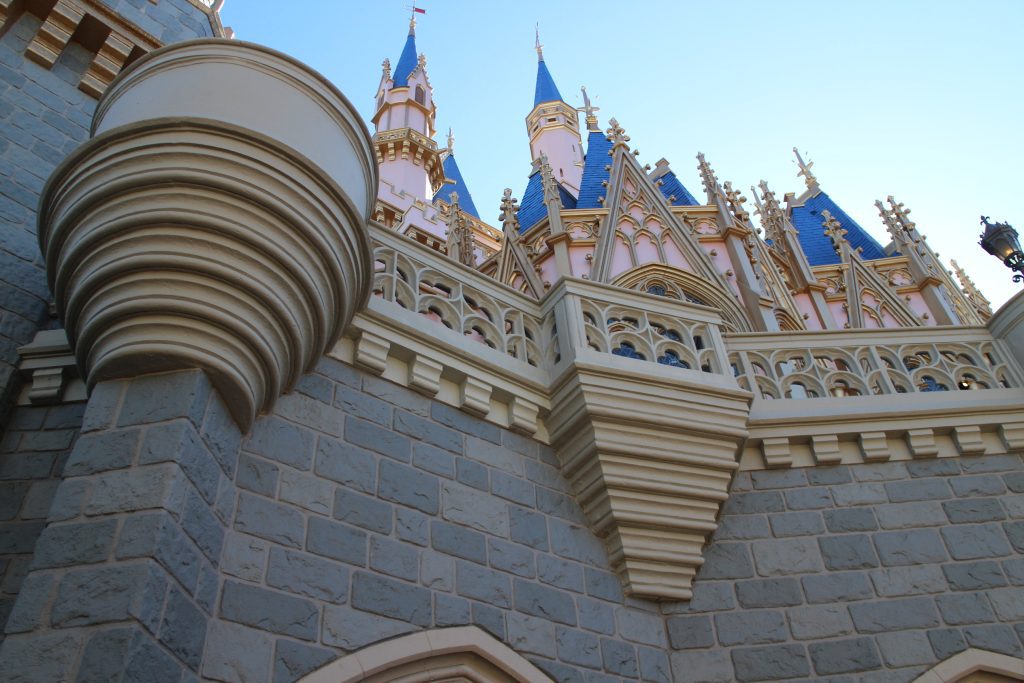 The Disney World castle from below.